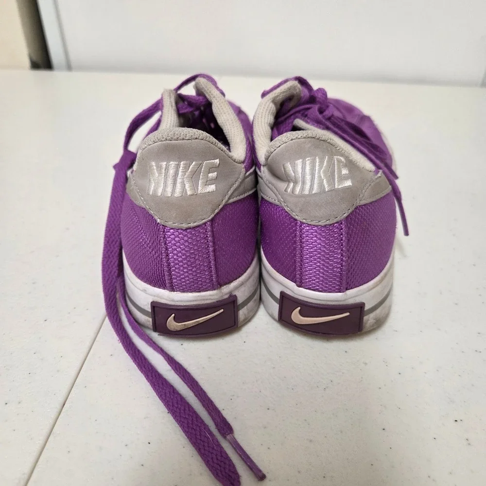 Nike Capri III Low LTR Purple Grey Mesh Sneakers 408182-501 Womens Size 7.5